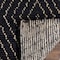 Safavieh Bohemian Hand Woven Medium Rectangle RugBlack & Ivory 5 x 8 ft. BOH702A-5 - alternate 2